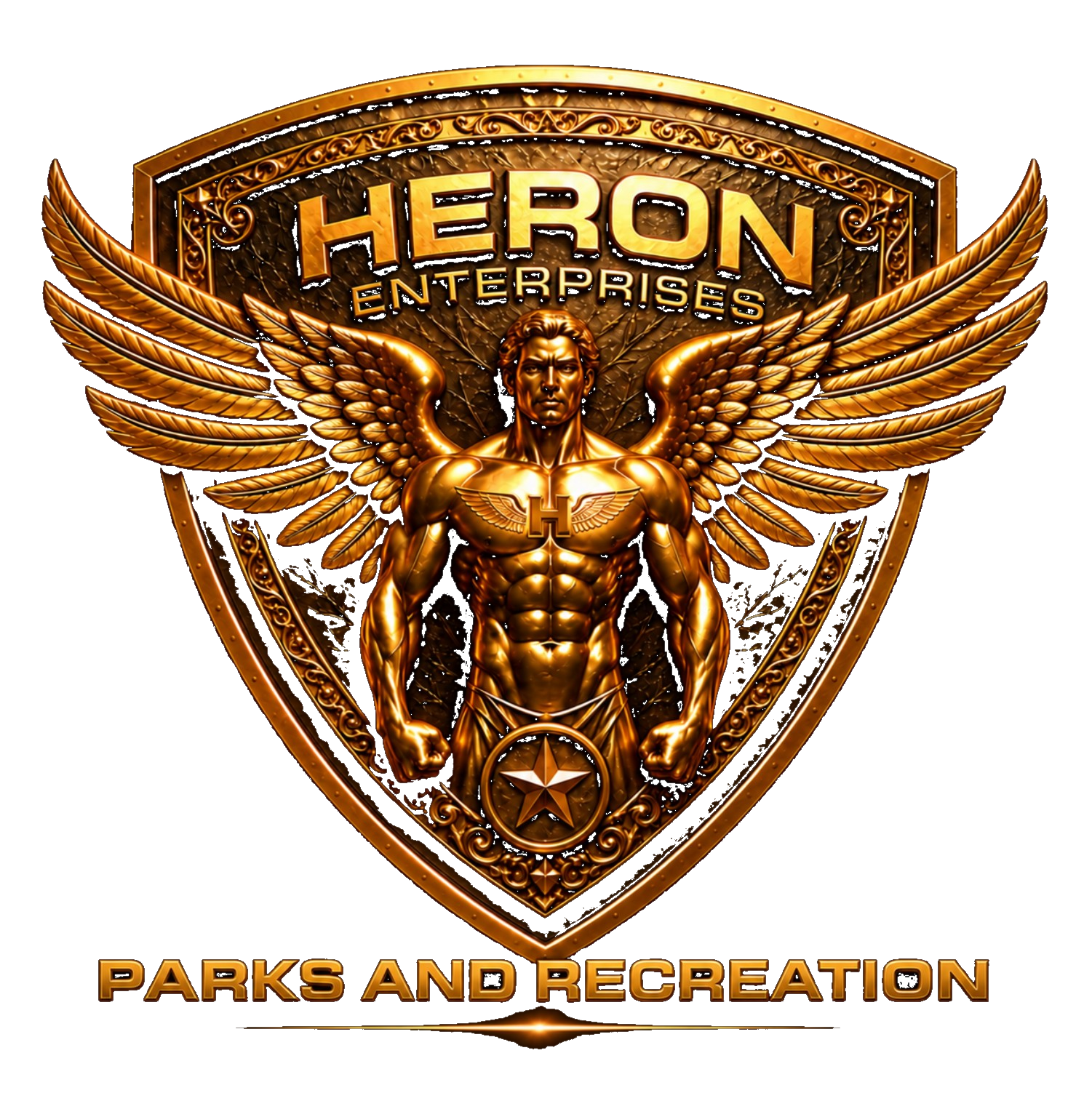 Heron Enterprises Parks and Recreation emblem